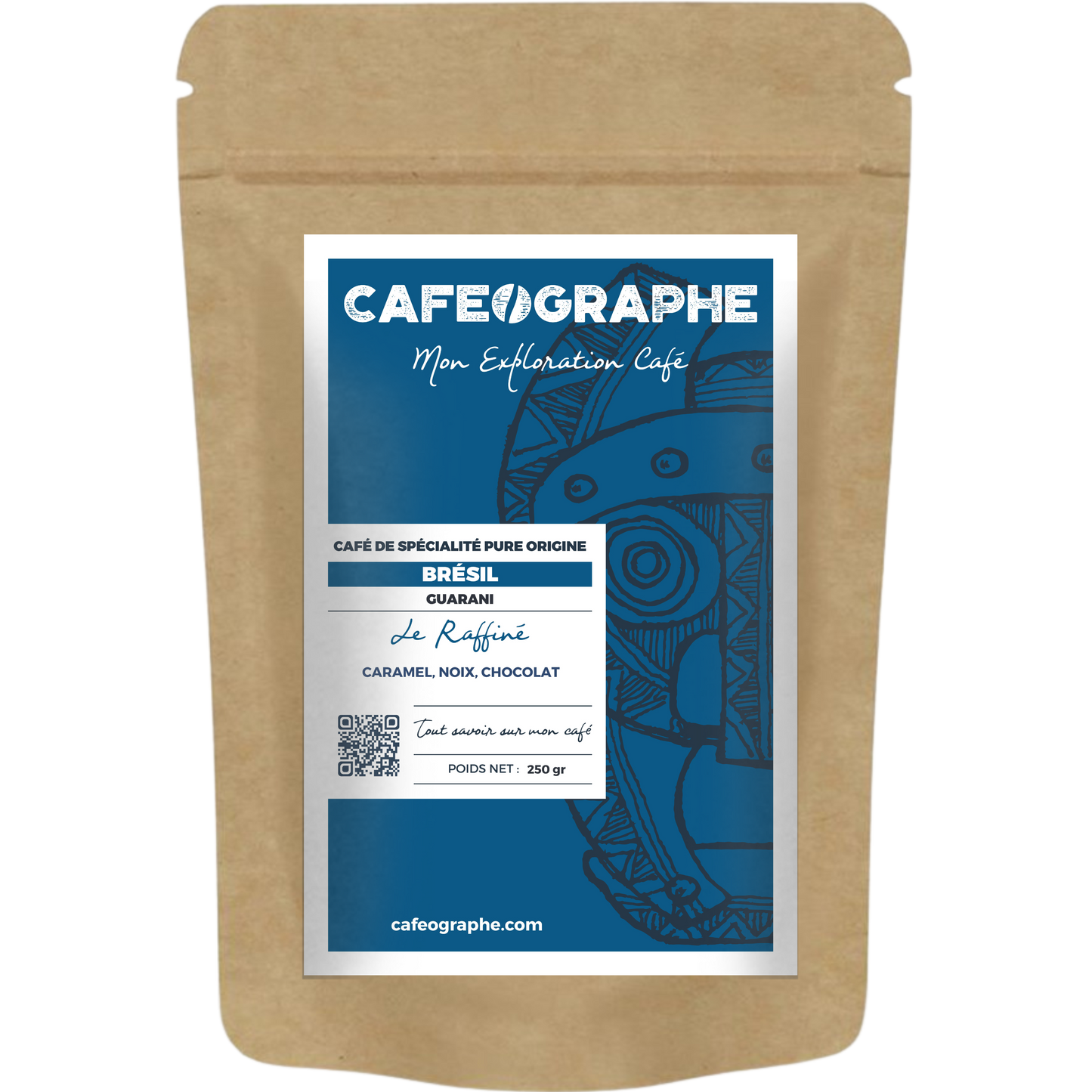 Café en grains - Pure origine - Brésil 1kg